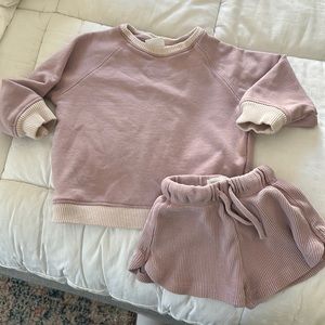 Zara set - 18-24 months - light purple